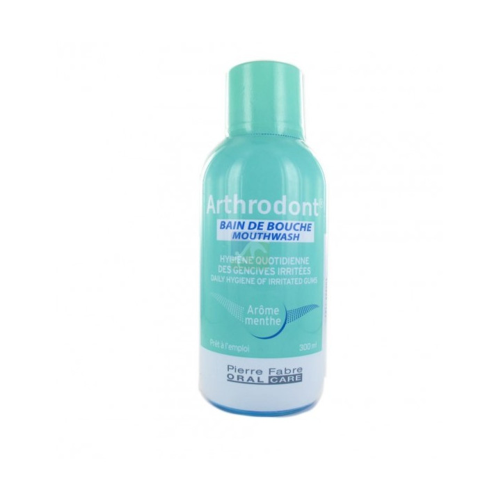 Arthrodont bain de bouche hygiène quotidienne des gencives irritées 300ml