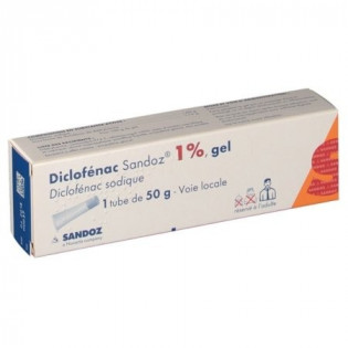 Diclofénac Sandoz 1% gel 50ml