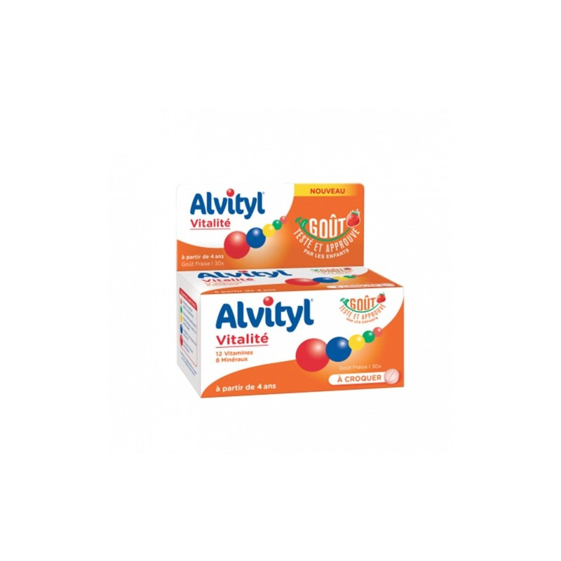 Alvityl Forme équilibre Vitalité. 40 Comprimés à croquer Alvityl Forme équilibre Vitalité. 40 Comprimés à croquer