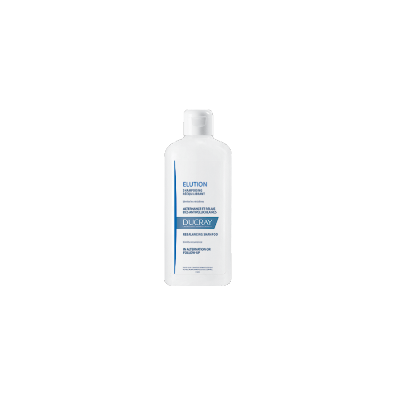 Ducray ELUTION Shampooing cuir chevelu sensible. Flacon de 400 ML Ducray ELUTION Shampooing cuir chevelu sensible. Flacon de 400 ML