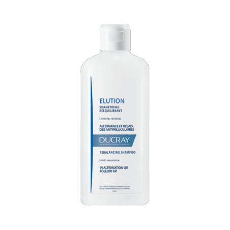 Ducray ELUTION Shampooing cuir chevelu sensible. Flacon de 400 ML