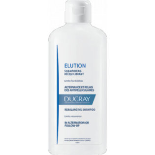 Ducray ELUTION Shampooing cuir chevelu sensible. Flacon de 400 ML