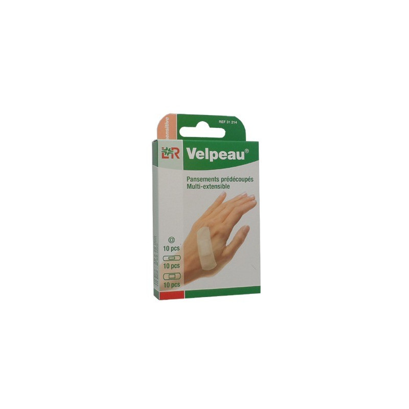 VELPEAU MULTI-EXTENSIBLE PRE-CUT DRESSINGS BOX OF 30 