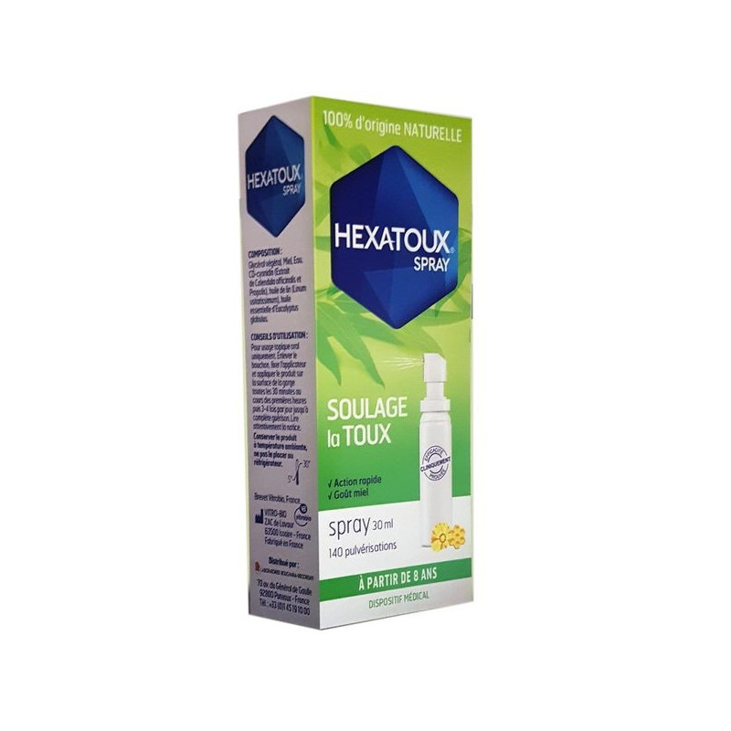 HEXATOUX SOULAGE LA TOUX SPRAY 30ML HEXATOUX SOULAGE LA TOUX SPRAY 30ML