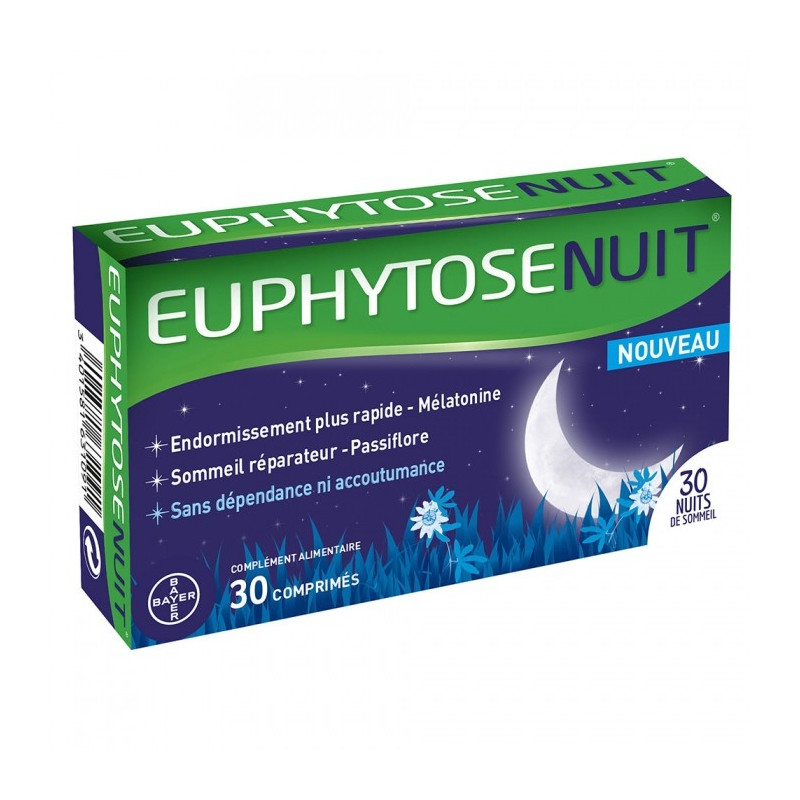 EUPHYTOSE NIGHT FOOD SUPPLEMENT 30 TABLETS