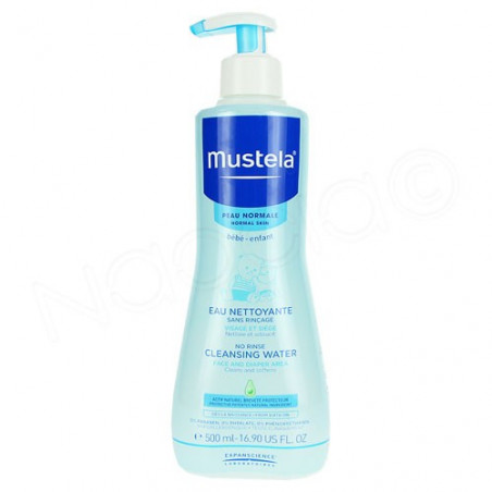 Mustela Physiobébé Fluide Nettoyant sans rinçage. Flacon pompe 500ML