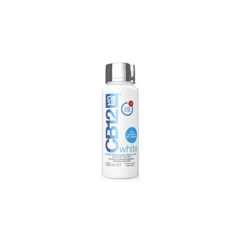 CB12 BAIN DE BOUCHE WHITE 250ML