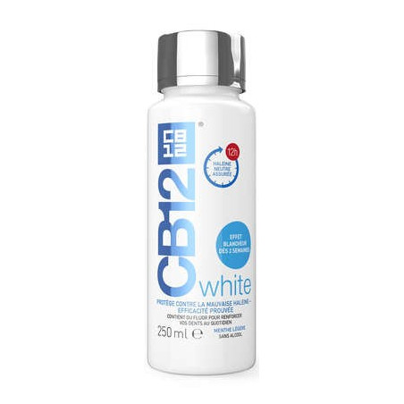 CB12 BAIN DE BOUCHE WHITE 250ML