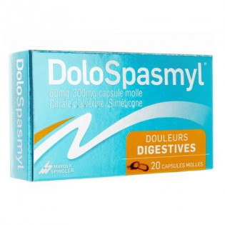 DOLOSPASMYL DIGESTIVE PAIN 40 SOFTGELS 
