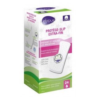 EXTRA THIN UNDERWEAR PROTECTOR 24 PROTECTIONS UNYQUE 100% COTTON