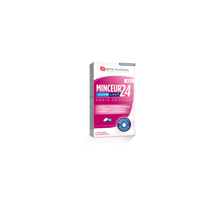 FORTE PHARMA MINCEUR 24 JOUR NUIT 45+ 2 SEMAINES 28 COMPRIMES FORTE PHARMA MINCEUR 24 JOUR NUIT 45+ 2 SEMAINES 28 COMPRIMES