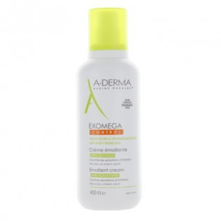 ADERMA EXOMEGA Crème Emolliente Visage & Corps Flacon pompe 400ml