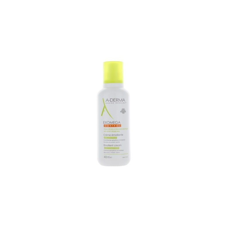 ADERMA EXOMEGA Crème Emolliente Visage & Corps Flacon pompe 400ml