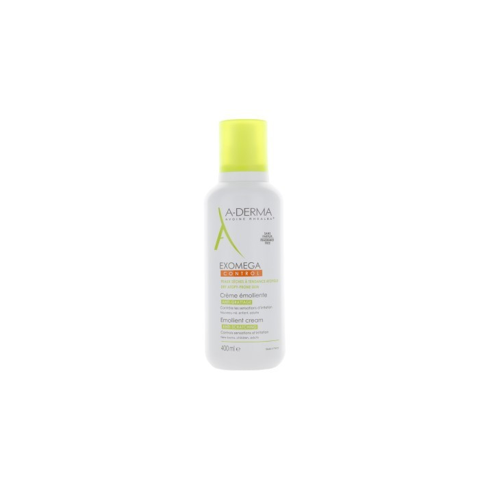 ADERMA EXOMEGA Crème Emolliente Visage & Corps Flacon pompe 400ml