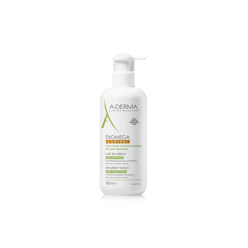 ADERMA EXOMEGA Lait Emollient Visage & Corps Flacon pompe 400ml ADERMA EXOMEGA Lait Emollient Visage & Corps Flacon pompe 400ml