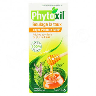 PHYTOXIL SIROP AVEC SUCRE FLACON 133ML