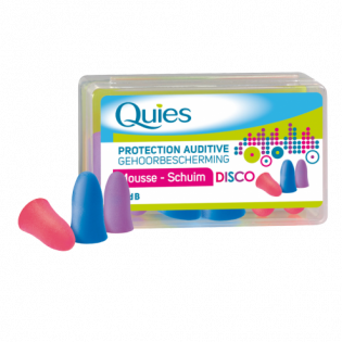 QUIES FOAM HEARING PROTECTION 3 PAIRS DISCO 