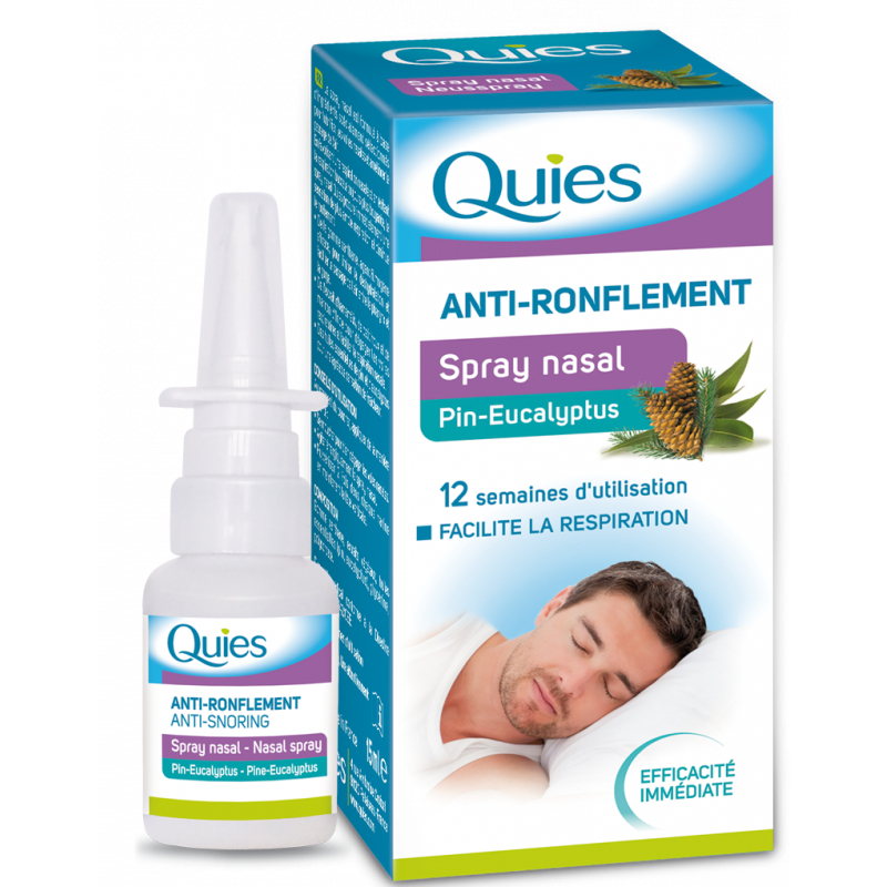 QUIES ANTI RONFLEMENT SPRAY NASAL PIN EUCALYPTUS