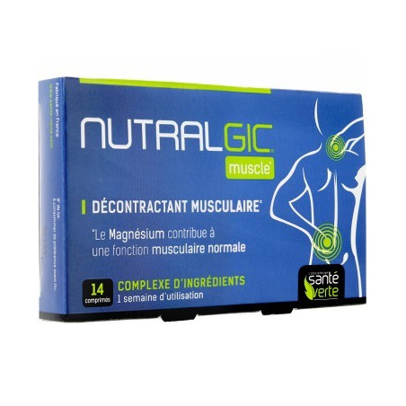 NUTRALGIC MUSCLE HEALTH GREEN BOX OF 14 TABLETS