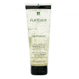 SHAMPOOING TRIPHASIC STIMULANT AUX HUILES ESSENTIELLES RITUEL ANTICHUTE RENE FURTERER 250ML EDITION LIMITEE +25%