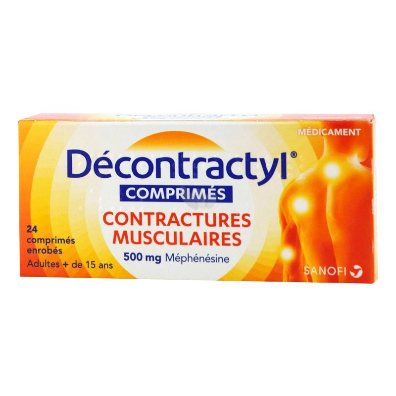 Décontractyl 500mg 24 comprimés Décontractyl 500mg 24 comprimés