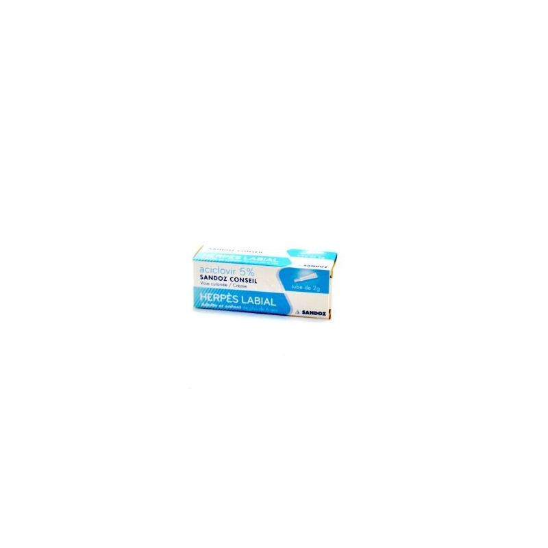 ACICLOVIR 5% SANDOZ TUBE DE 2G