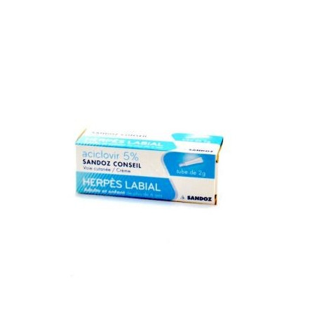 ACICLOVIR 5% SANDOZ TUBE DE 2G