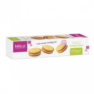 MILICAL 12 CHOCOLATE FLAVOURED FILLED BISCUITS 