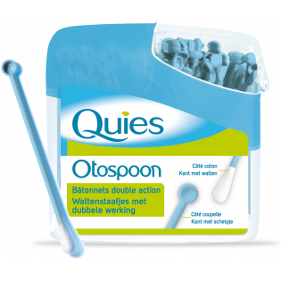 QUIES Otospoon, 100 bâtonnets ouatés double action