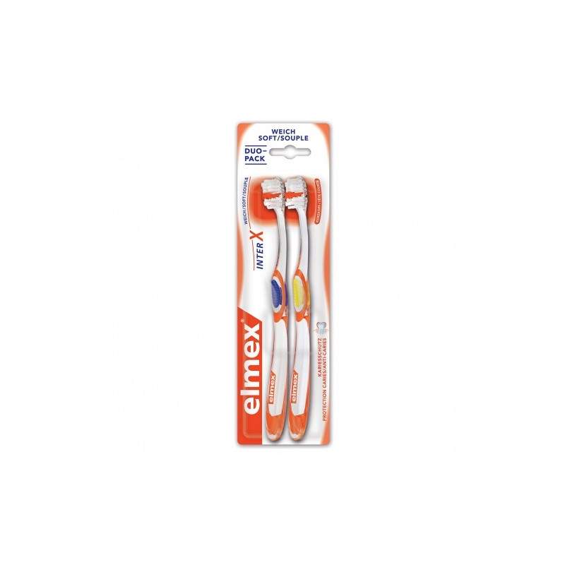 ELMEX DUO BROSSES A DENTS SOUPLES ADULTE 