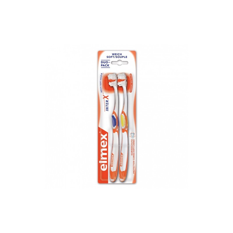 ELMEX DUO SOFT TOOTHBRUSHES ADULT 