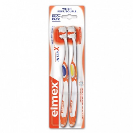 ELMEX DUO SOFT TOOTHBRUSHES ADULT 