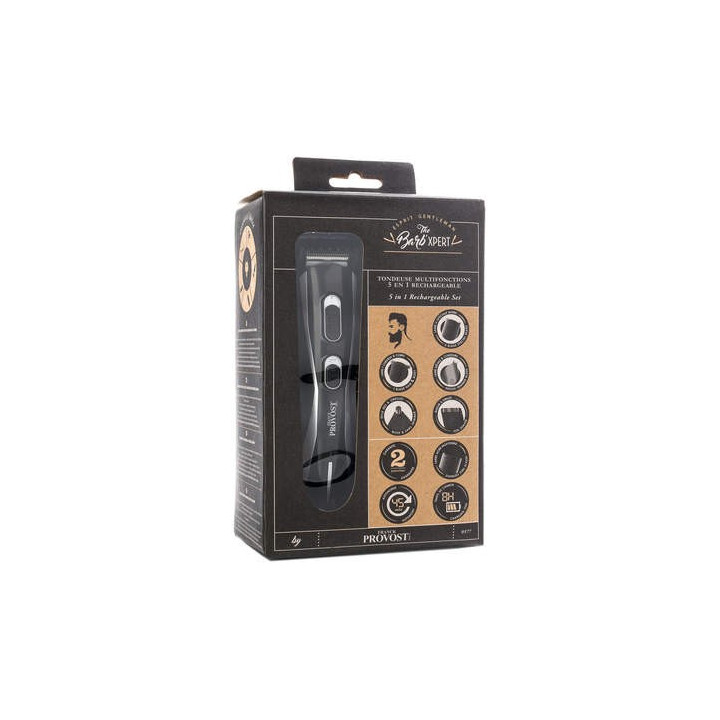 TONDEUSE MULTIFONCTIONS 5 EN 1 RECHARGEABLE THE BARB'XPERT FRANCK PROVOST