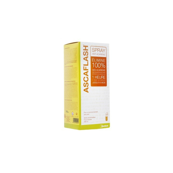 ASCAFLASH SPRAY ANTI ACARIENS POUR TEXTILES 500ML