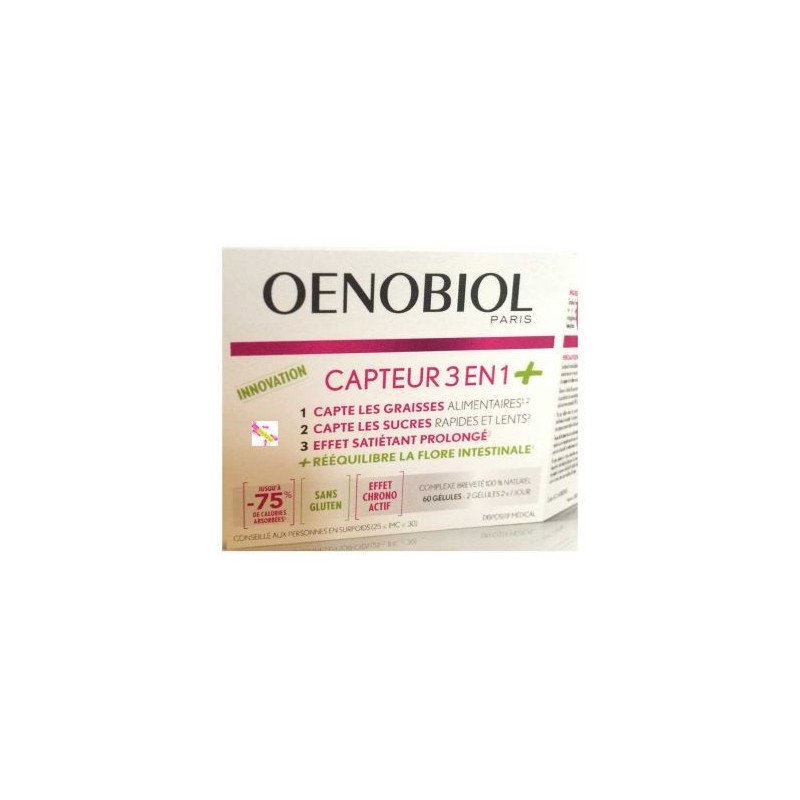 OENOBIOL CAPTEUR 3 EN 1 + 60 GELULES