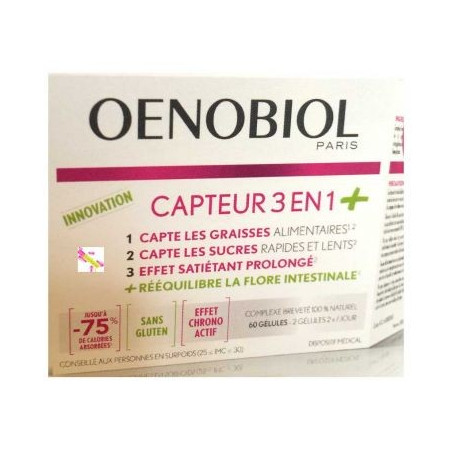 OENOBIOL CAPTEUR 3 EN 1 + 60 GELULES