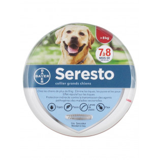 SERESTO COLLIER ANTIPARASITES POUR GRANDS CHIENS 