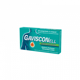 Gavisconell mint sugar free 32 chewable tablets