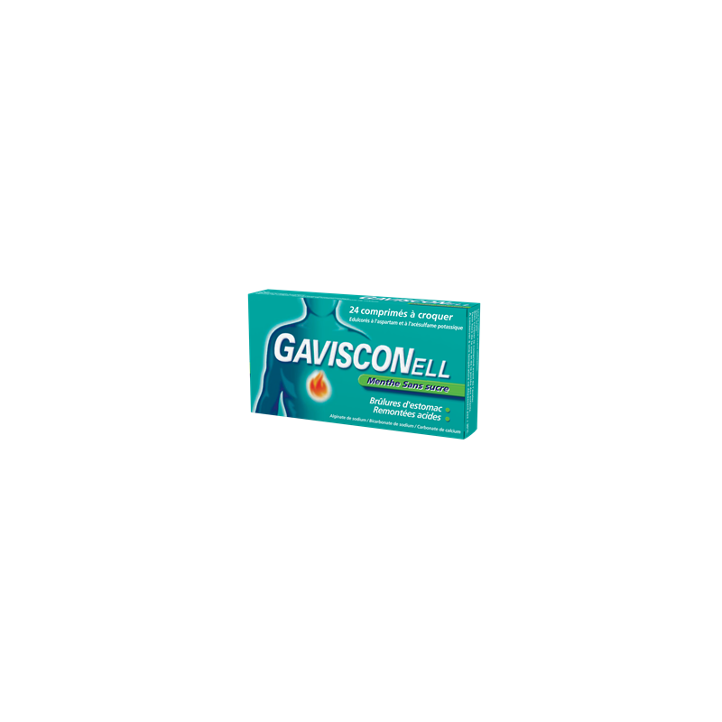 Gavisconell mint sugar free 32 chewable tablets