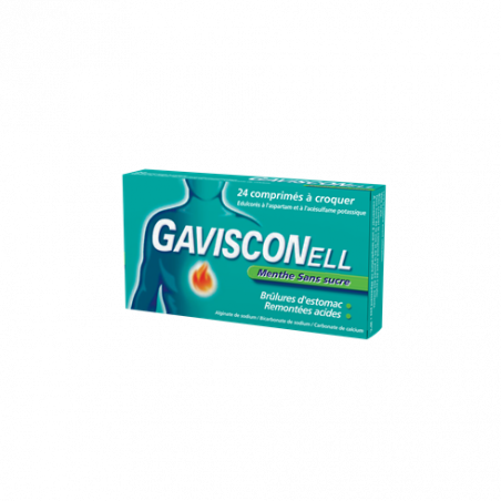 Gavisconell mint sugar free 32 chewable tablets