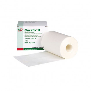 CURAFIX H  PANSEMENT ADHESIF DE FIXATION LARGE 10*10 LOHMANN 