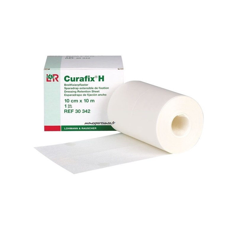 CURAFIX H ADHESIVE BANDAGE 10*10 LOHMANN 