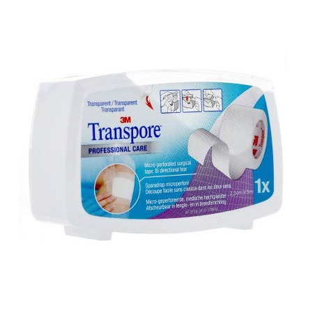 TRANSPORE 3M SPARADRAP MICROPERFORE 2.5*5M