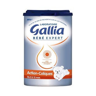 GALLIA ACTION COLIQUES 0/12 MOIS BOITE DE 800G