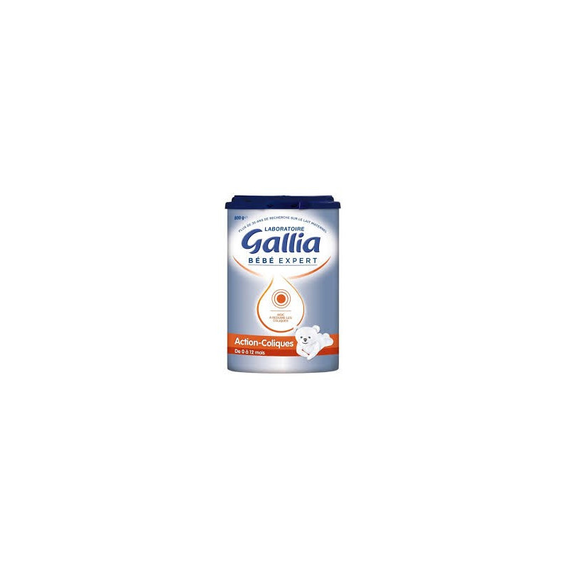 GALLIA ACTION COLIQUES 0/12 MOIS BOITE DE 800G GALLIA ACTION COLIQUES 0/12 MOIS BOITE DE 800G