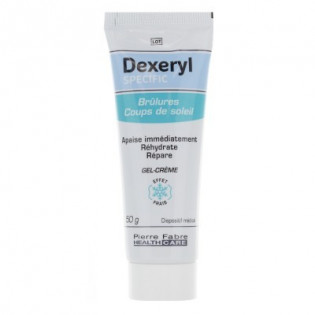 DEXERYL SPECIFIC BRULURES, COUPS DE SOLEIL GEL CREME 50G