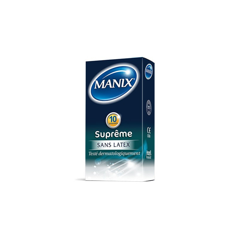 Manix Supreme without Latex. Box 10 condoms