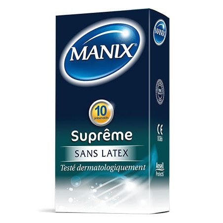 Manix Suprême sans Latex. Boîte 10 préservatifs