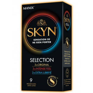 MANIX SKYN SELECTION 9 LATEX-FREE CONDOMS