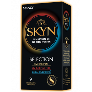 MANIX SKYN SELECTION 9 PRESERVATIFS SANS LATEX